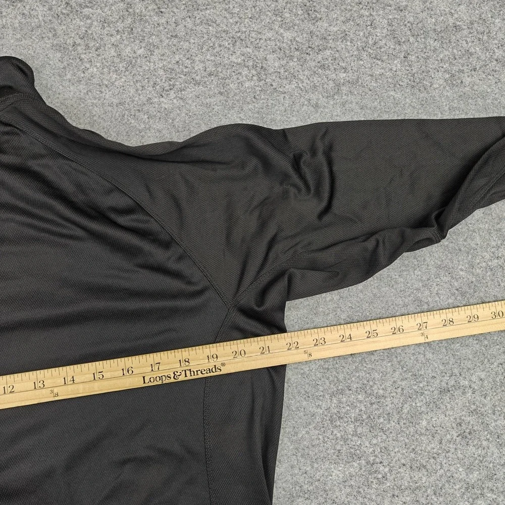 The North Face Pullover Mens Large Black‎ 1/4 Zip Long Sleeve Running FlashDry